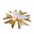 Resplendor Dourado com Pombinha branca Acrilico - 6cm - comprar online