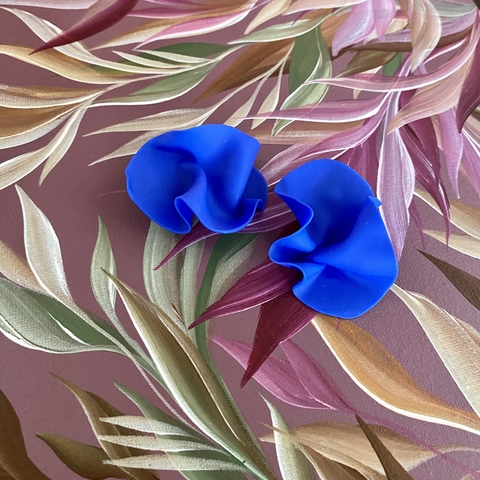 Brinco Maré Azul Royal