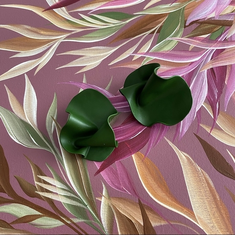 Brinco Maré Verde Oliva