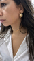 Brinco argola martelada (escolha o banho) -  D'lu semijoias e acessórios | Semijoias que transmitem elegância e personalidade 