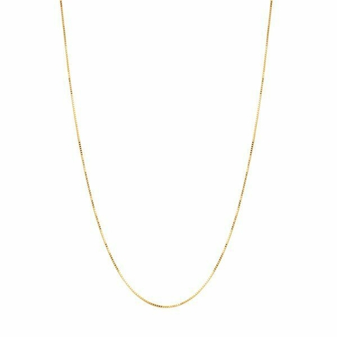 Corrente veneziana 0.6mm banho de ouro18k