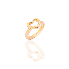 Anel Cuore - Banho Ouro 18k