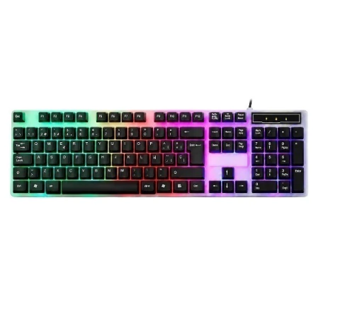Kit De Teclado Y Mouse Gamer Retroiluminados Con Cable Usb