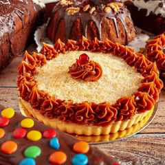 TARTA DE COCO Y DULCE