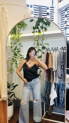Musculosa Midi puntilla - tienda online