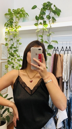 Musculosa Midi puntilla - comprar online