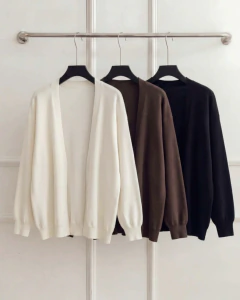 Cardigan tejido