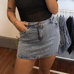 Falda Con Strass