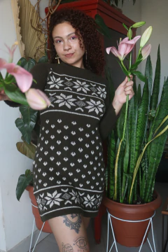 ⊱ Vestido musgo vintage ⊰ - Bruxa Alienígena Ateliê