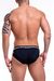 CUECA SUNGA GREGA EM SUPLEX ELASTICO ESTAMPADO PRETO COM ELASTICO DUPLO SD CLOTHING na internet
