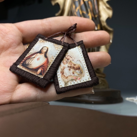 Escapulário 3x4cm - Modelo 4