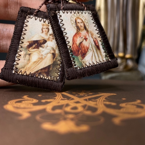 Escapulário M 3x4 - Modelo 1