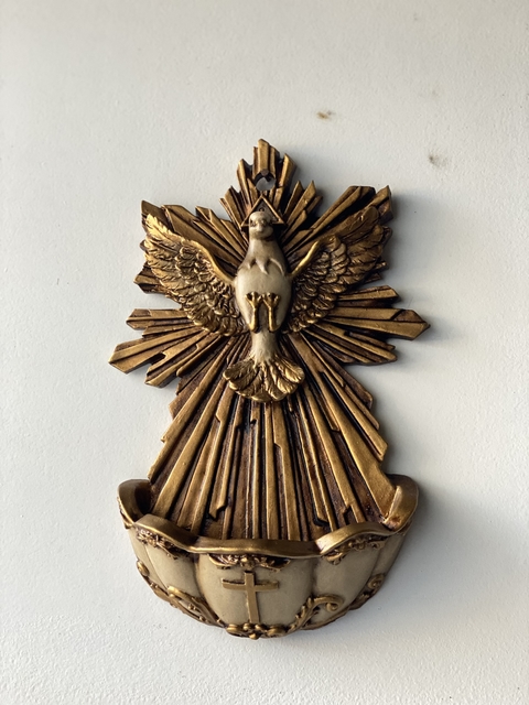 Pia Divino Espírito Santo de Água - 20cm