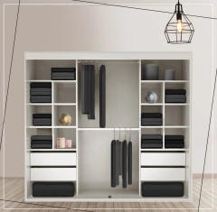 Placard 1.80mt doble cajonera - comprar online