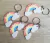 Llavero souvenir Arcoiris con nombre colores pasteles - comprar online