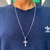 Pingente Cruz Clássica - Prata 925 - comprar online