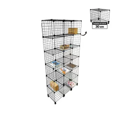 Estante Aramada Com 18 Nichos de 30X30cm