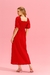 Vestido midi Mari vermelho - comprar online