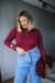 Blusa Luiza bordô - Dona Flor