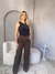 Calça alfaiataria Danielli marrom - comprar online