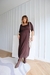 Vestido Júlia marrom na internet