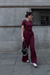 Calça Amanda marsala - comprar online