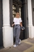 Calça mom jeans Crystal preto estonado - comprar online