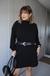 Vestido tricot Júlia preto - loja online