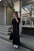 Vestido longo Zara preto na internet
