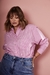 Camisa Suzi listrada rosa
