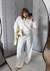 Calça de moletom Camile off white - comprar online