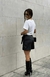 Shorts saia Daiana preto - Dona Flor