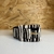 Cinto animal print zebrado