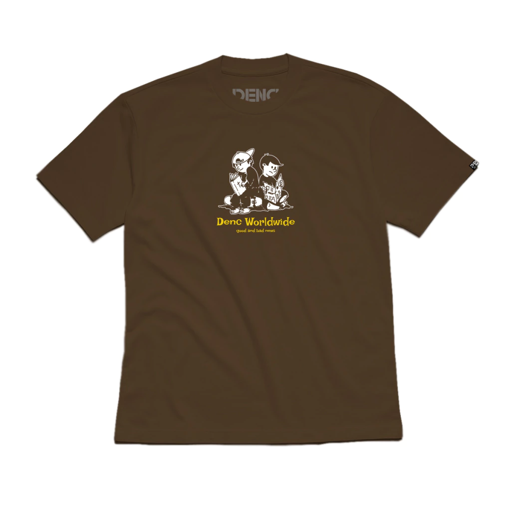 CAMISETA GOOD NEWS - Marrom
