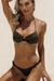 Top Callas e Tanga Frufru Shine Preto - Camila Alves Beachwear