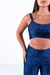 Conjunto Fitness Top Básico e Calça Básica Zig zag Tie Dye