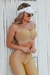 Conjunto Fitness Top Bel e Calça Empina Caramelo