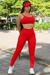 Conjunto Fitness Vivi Calça Valência Vermelho