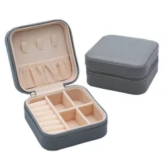 Mini porta joias cinza