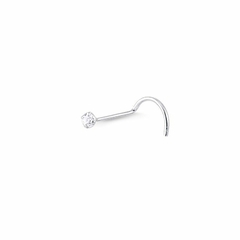 PIERCING NARIZ NOSTRIL COM ZIRCONIA PRATA - comprar online