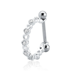 PIERCING CONCH 9MM AÇO CIRURGICO E PRATA - comprar online