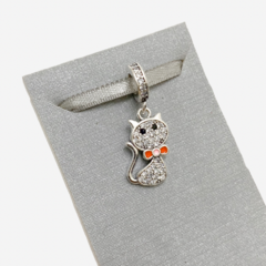 BERLOQUE GATINHA CRAVEJADA DE ZIRCONIAS PRATA - comprar online