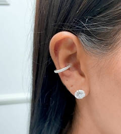 Piercing FAKE cravejado de PRATA - comprar online
