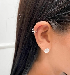 Piercing argola lua com PRATA