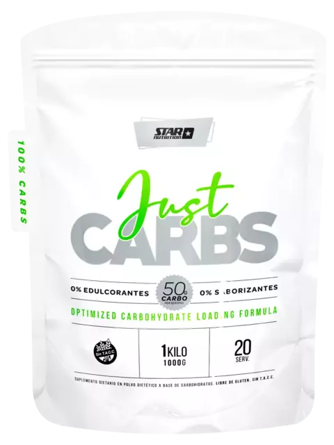 JUST CARBS 2,2 LBS - UNFLAVORED & UNSWEETENED