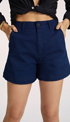 SHORT MORENA ROSA LINHA A DETALHE PESPONTO