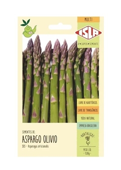 Sementes Aspargo Olivio Sem Agrotóxico Isla