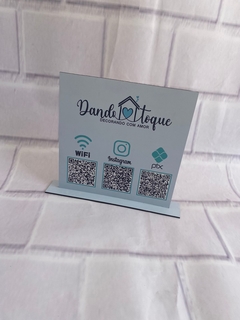 PLACA QR CODE