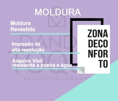 KIT QUADRO DECORATIVO POR ONDE FOR QUERO SER SEU PAR - DandoToque