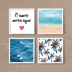QUADRO O AMOR MORA AQUI